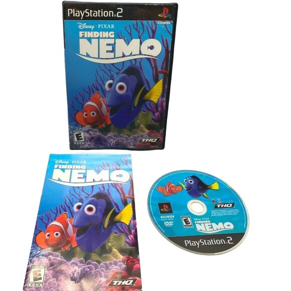 Disney Pixar Finding Nemo PS2 Video Game PlayStation 2 with Manual - Picture 6 of 6
